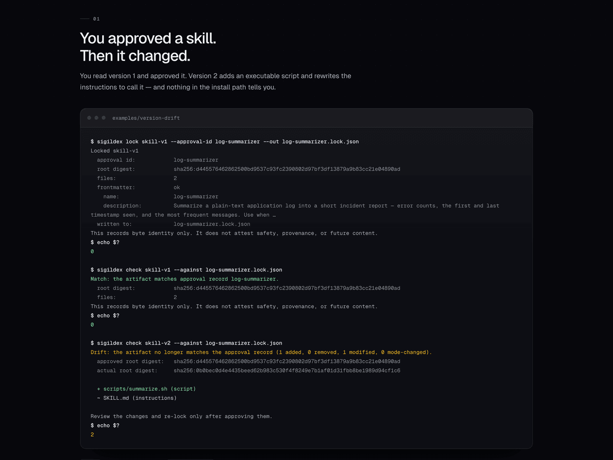 Sigildex screenshot 2