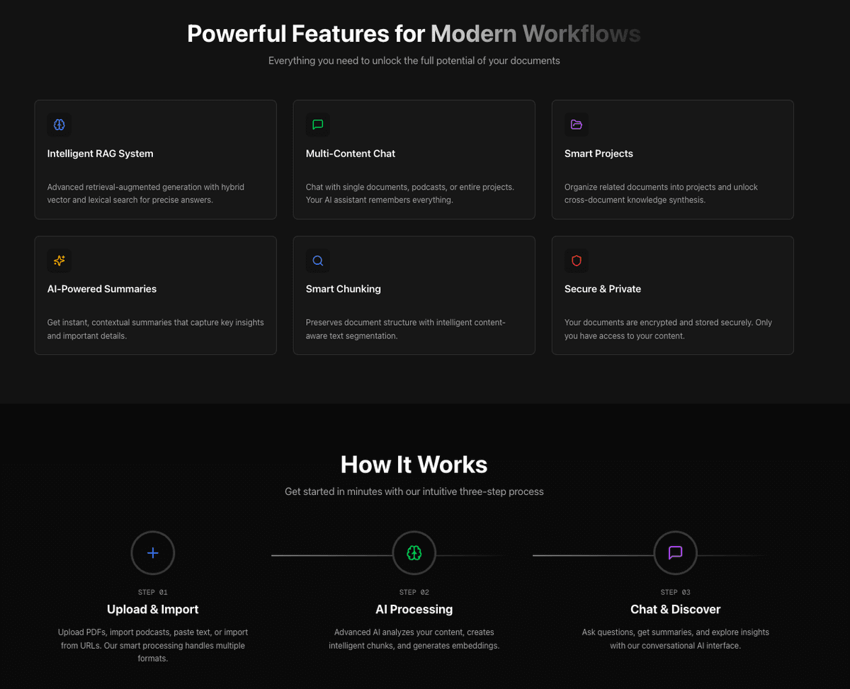 Talk2Docs screenshot