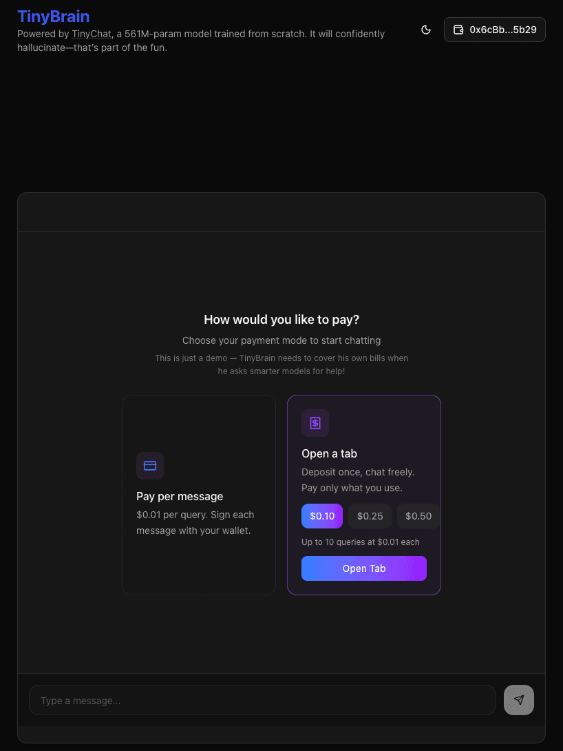TinyBrain screenshot