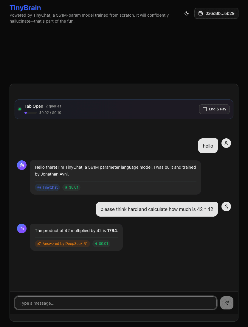 TinyBrain screenshot 2